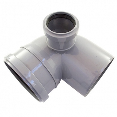 Отвод ПП 110х87°с правым выходом 50 Политэк