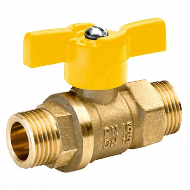 Кран шаровой газовый БАЗ 11б27п ШШ бабочка 15 (А12/1)