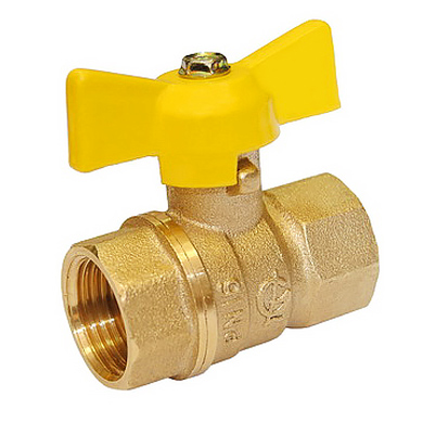 Кран шаровой газовый Галлоп Стандарт 230 ГГ бабочка 15