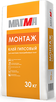 Клей гипсовый «Монтаж» МАГМА